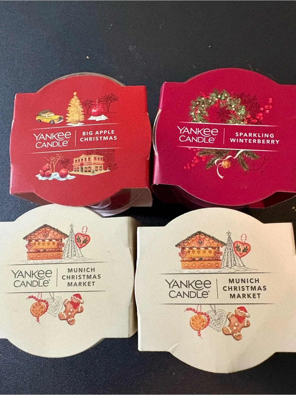 Yankee Candle 4 Mini Candles (Winter Theme)